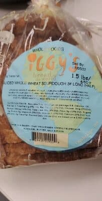 Whole wheat sourdough bread