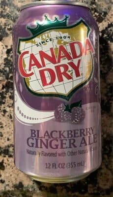 Canada Dry Ginger Ale Blackberry