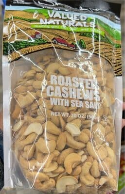 Roasted Cashews w Sea Salt