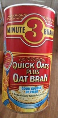 Quick Oats Plus Oat Bran