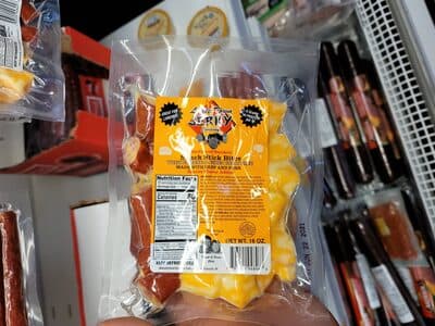 Hardwood Smoked With Cheese & Cubed Colby Jack Snack Stick Bites