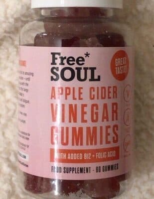 Apple Cider Vinegar Gummies With Added B12 And Folic Acid