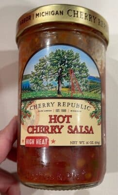 Hot cherry salsa high heat salsa mix with authentic