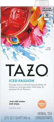 Iced Passion Caffeine-Free Herbal Tea Concentrate