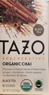Tazo Regenerative Organic Chai
