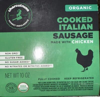 Cooked Chicken Italian Sausage