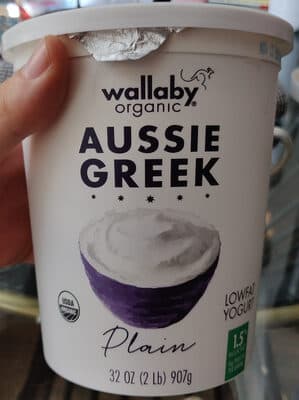Plain Aussie Greek Style Lowfat Yogurt