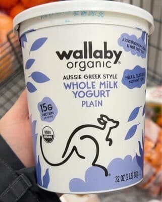 Plain Aussie Greek Style Whole Milk Yogurt
