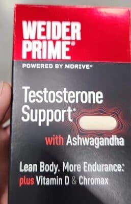 Weider prime testosterone support