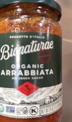 Organic Arrabbiata