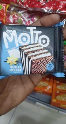My motto vanilla mousse flavour