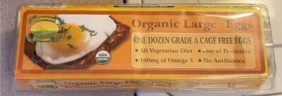 Organic large eggs