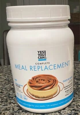 Yes you can complete meal replacement
