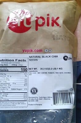 Natural Black Chia Seeds
