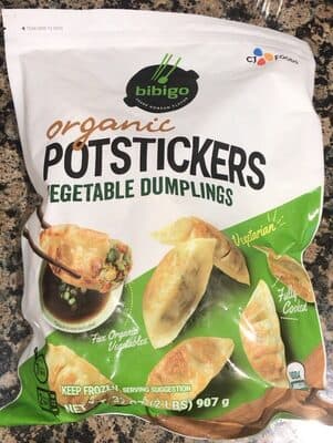 Organic Vegetable Dumplings Potstickers