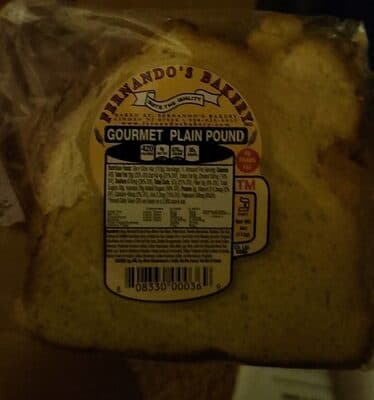 Gourmet Plain Pound Cake