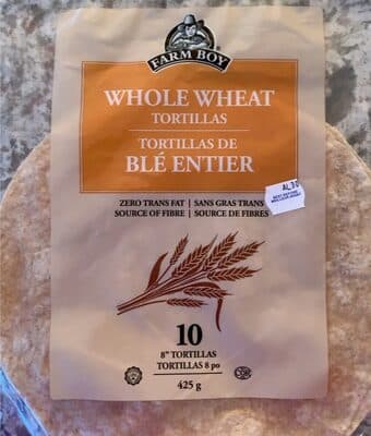 Whole wheat Tortillas
