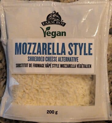 Mozzarella Style Shredded Cheese Alternative