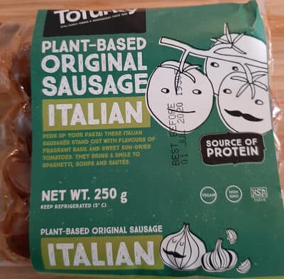 plant-based original sausage Italian