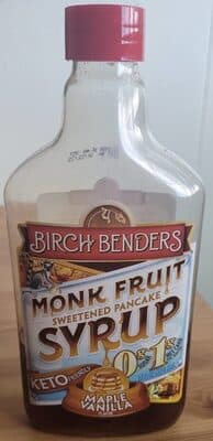 Maple Vanilla Monk Fruit Sweetened Pancake Syrup