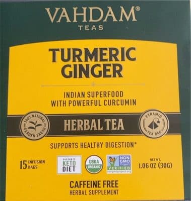 Turmeric Ginger Herbal Tea