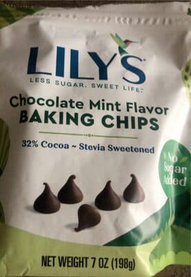 Chocolate Mint Flavor Baking Chips