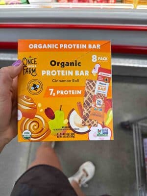 Organic Protein Bar Cinnamon Roll