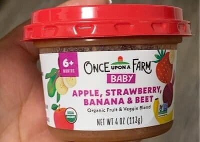 Fruit & Veggie Baby Blend: Apple & Blueberry