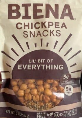 Biena Lil' Bit of Everything Chickpea Snacks