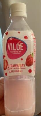 Strawberry Flavored Drink with Lactobacillus