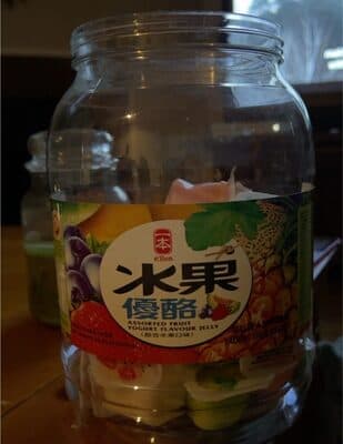 Assorted Fruit Yogurt Flavor Jelly