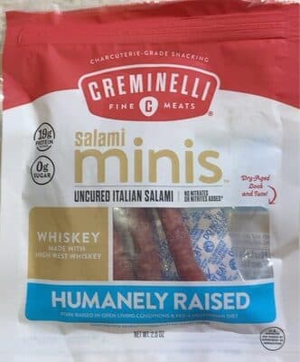Whiskey Uncured Italian Salami