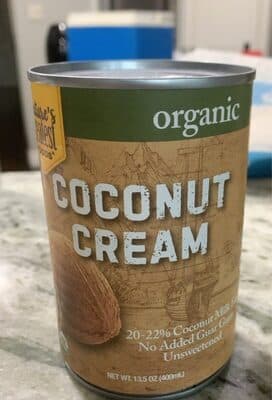 Unsweetened Organic Coconut Cream