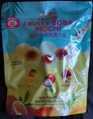 Tropical Fruity Boba Mochi