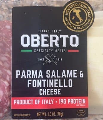 parma salame and fontinelli