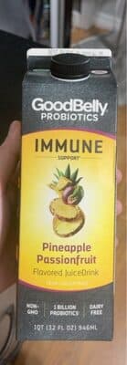 Immune support flavored juice drink