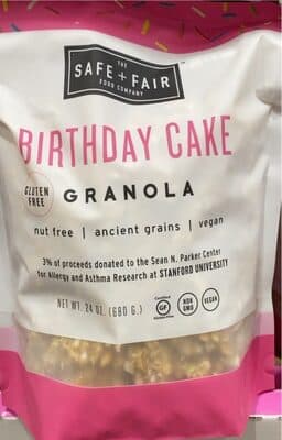 Birthday Cake Granola
