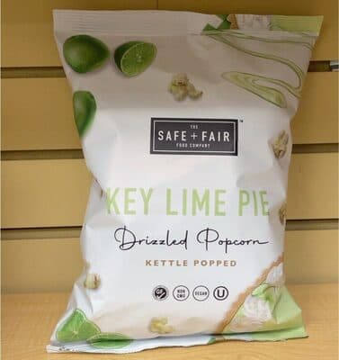 Key Lime Pie Drizzled Popcorn