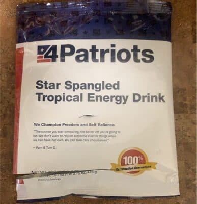 Star Spangled Tropical Energy Drink