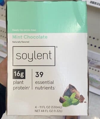 Mint Chocolate Flavored Ready-To-Drink Meal