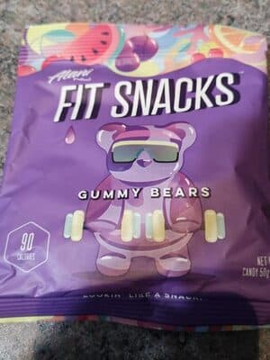 Watermelon, Fruit Punch, Grape Gummy Bears Candy