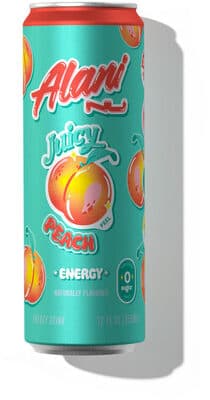Alani Nu Juicy Peach energy drink
