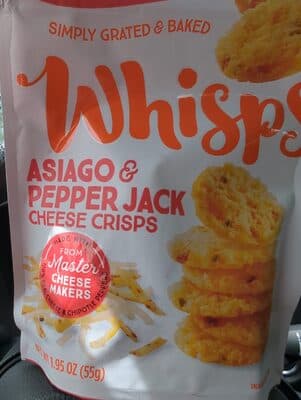 Whisps Cheese Crisps Asiago & Pepper Jack