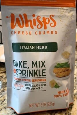 Whisps cheese crumbs