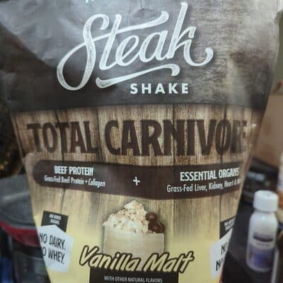 Total Carnivore Steak Shake Vanilla Malt