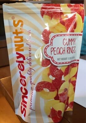 Gummy Peach Rings