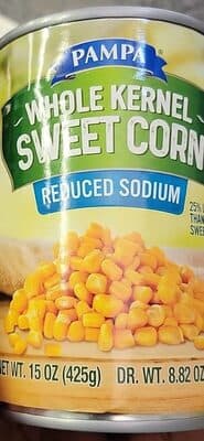 Whole Kernel Sweet Corn Reduce Sodium