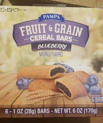 Fruit Grain cereal bars