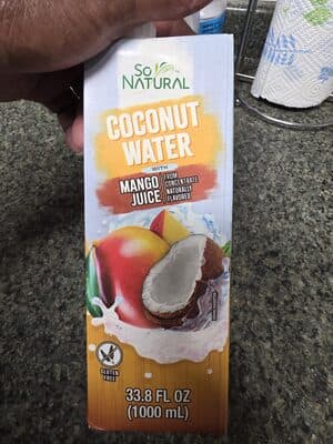 Coconut Water With Mango Juice