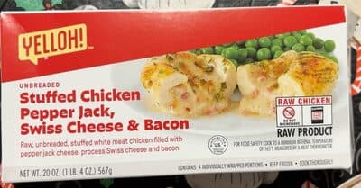 Stuffed Chicken Pepper Jack, Swiss Cheese & Bacon